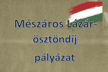 Mészáros Lázár-ösztöndíj pályázat