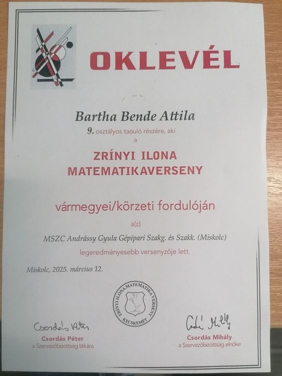 Zrínyi Ilona Matematikaverseny