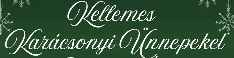 Kellemes Karácsonyi Ünnepeket!