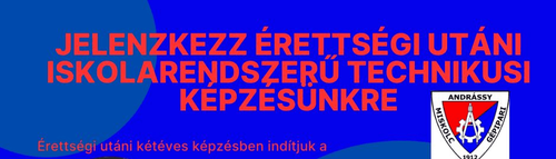 Érettségi utáni képzés indul!